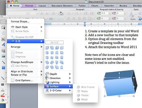 drawing in microsoft word 2011 word for mac